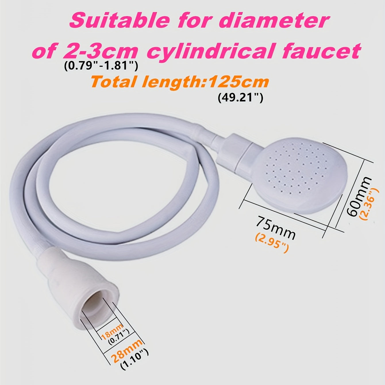 [Multi-purpose Faucet] 1pc Multi-purpose Faucet, Shower Spray Head | Convenient Easy Installation