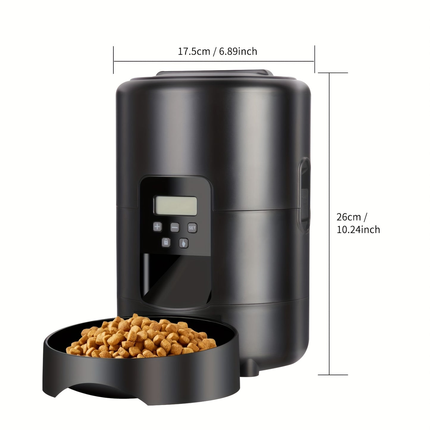 1pc Zyfeeder Smart Automatic pet Feeder