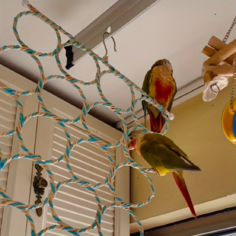 Parrot Climbing Rattan Bird Toy - Chew and Grind Teeth Model,