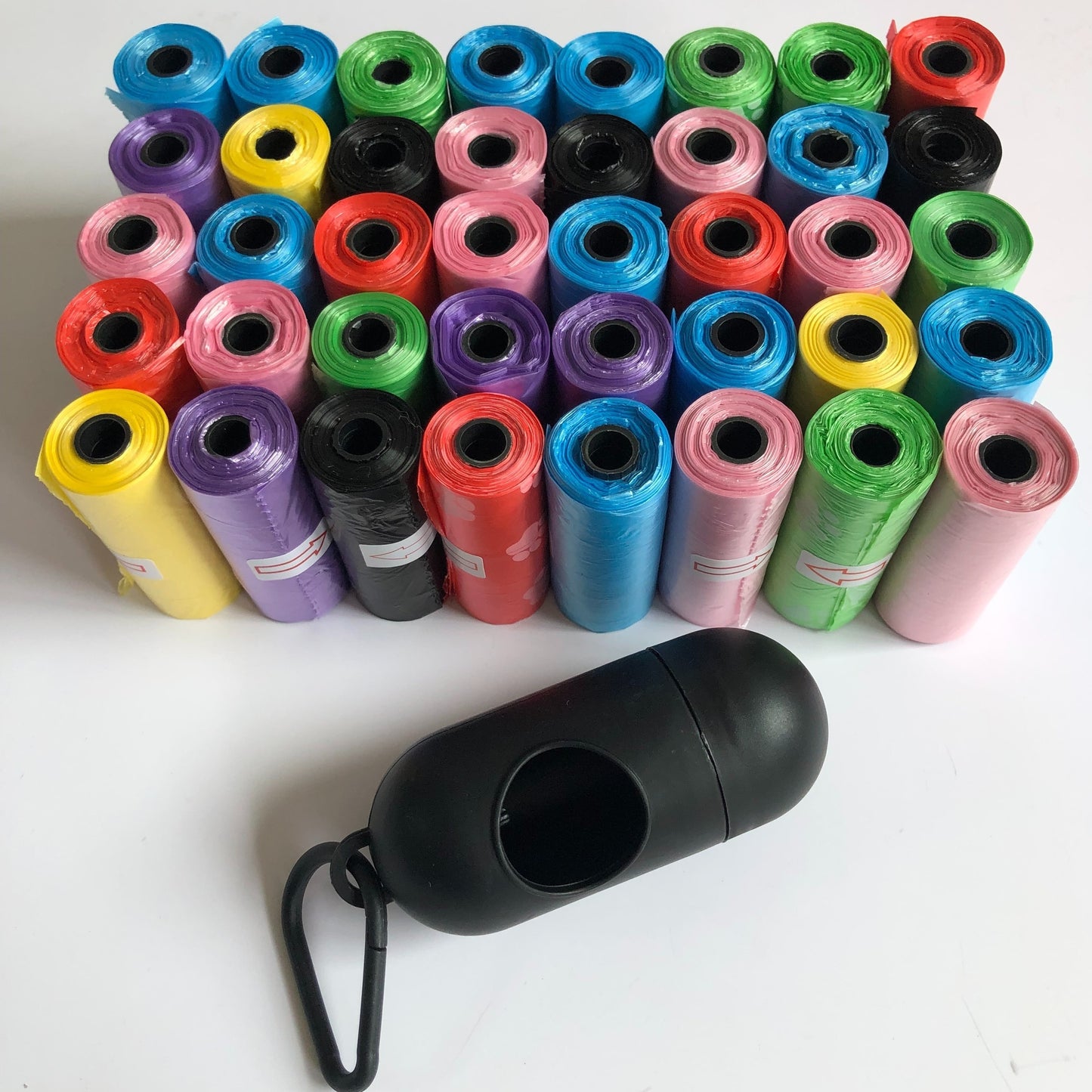40rolls Dog Poop Bags - Leak-Proof Pet Waste Bags With Dispenser