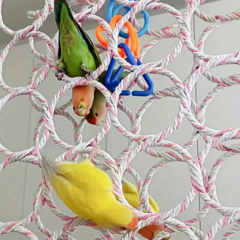 Parrot Climbing Rattan Bird Toy - Chew and Grind Teeth Model,