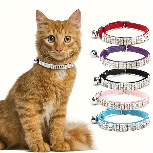 Soft Velvet Cat Collar