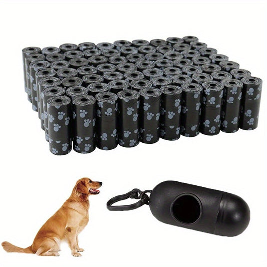 40rolls Dog Poop Bags - Leak-Proof Pet Waste Bags With Dispenser