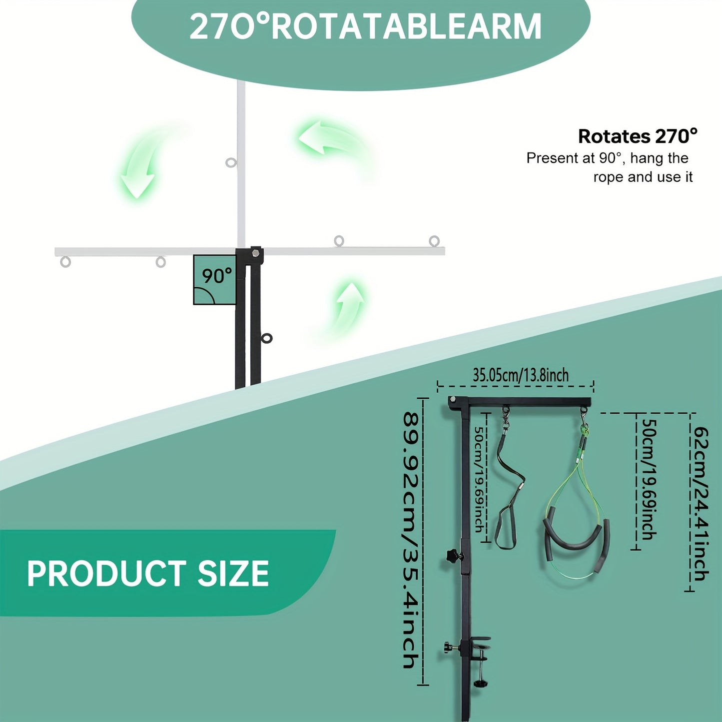 35" Adjustable Pet Grooming Arm