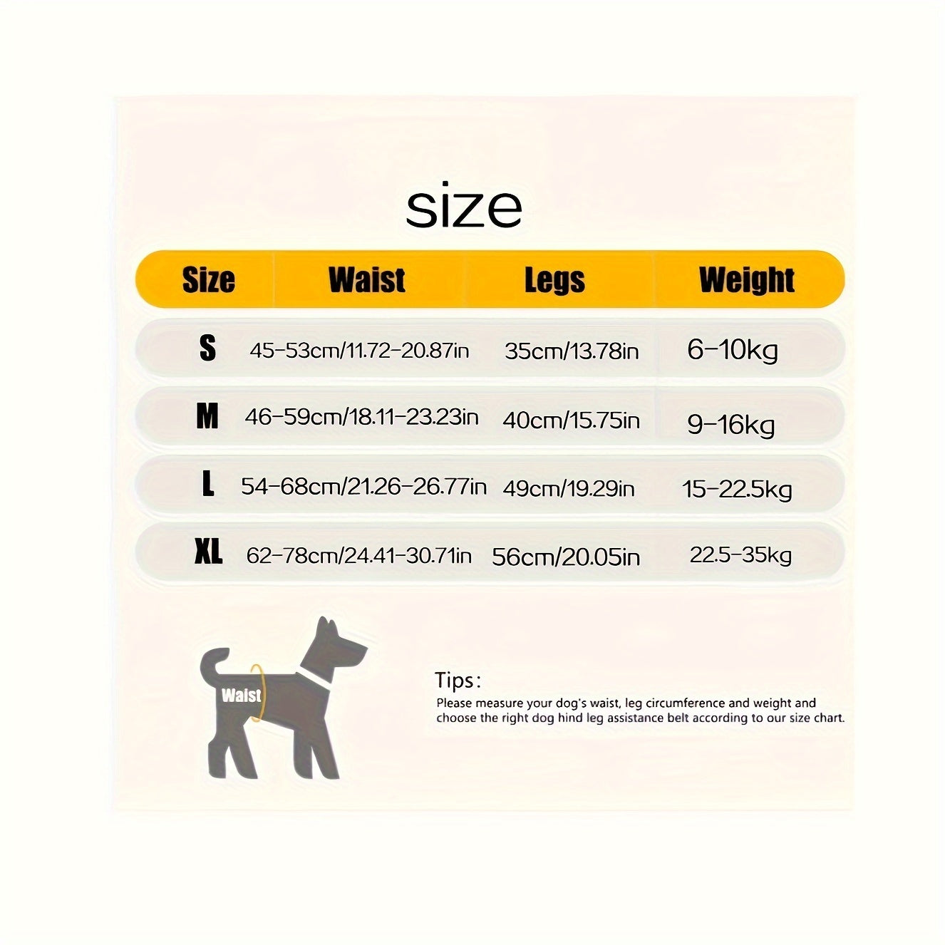 New Pet Supplies Injured Dog Hind Leg Support Harness Elderly Injured Dog Recovery Belt Assisted Traction