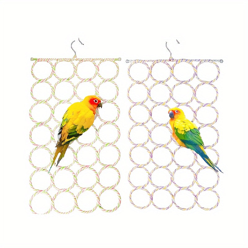 Parrot Climbing Rattan Bird Toy - Chew and Grind Teeth Model,