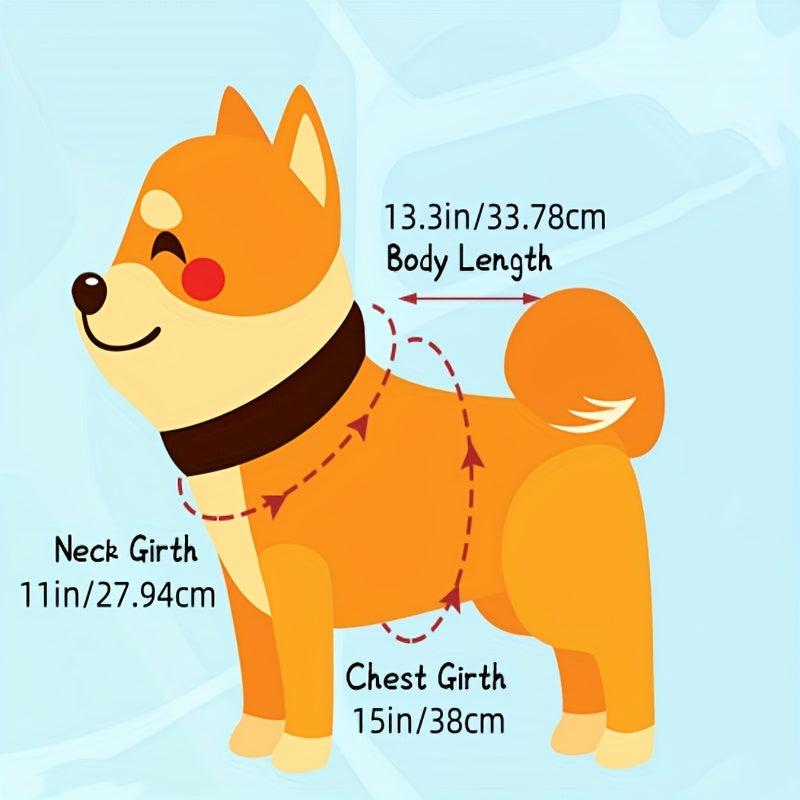 6pcs Festive Polyester Dog Dresses with Bows - Cartoon Themed Pullover Pet