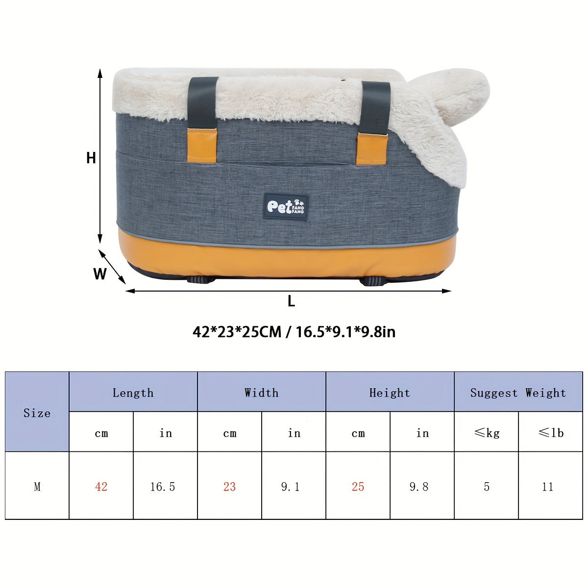 1pc Portable Pet Supplies For Cats And Dogs, Pet Carrier, Car Seat, Travel-Friendly Pet Accessory
