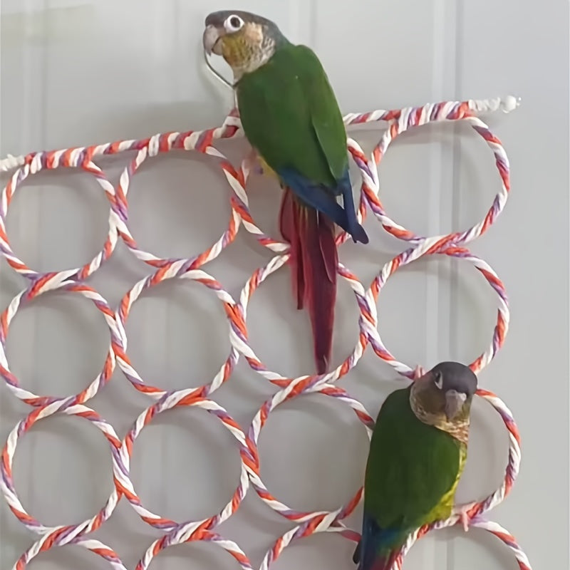 Parrot Climbing Rattan Bird Toy - Chew and Grind Teeth Model,