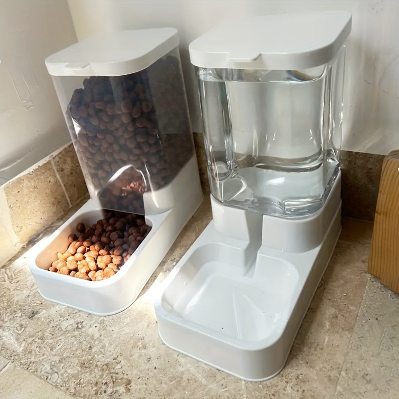 1pc/2pcs Automatic Gravity Pet Feeder