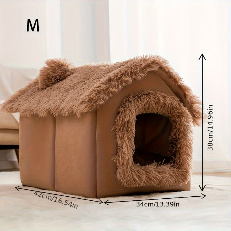 1pc Cozy Pet House Bed