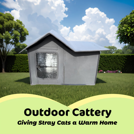 2pcs/1pc Pet Supplies Cat Bed Home Essentials for Stray Animals Waterproof Outdoor Cat Bed