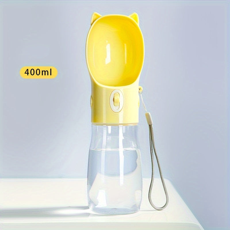 [Leakproof] Portable Dog Water Bottle | Leakproof | Pet Drinking Bottle with Bowl | Travel and Outdoor Activities