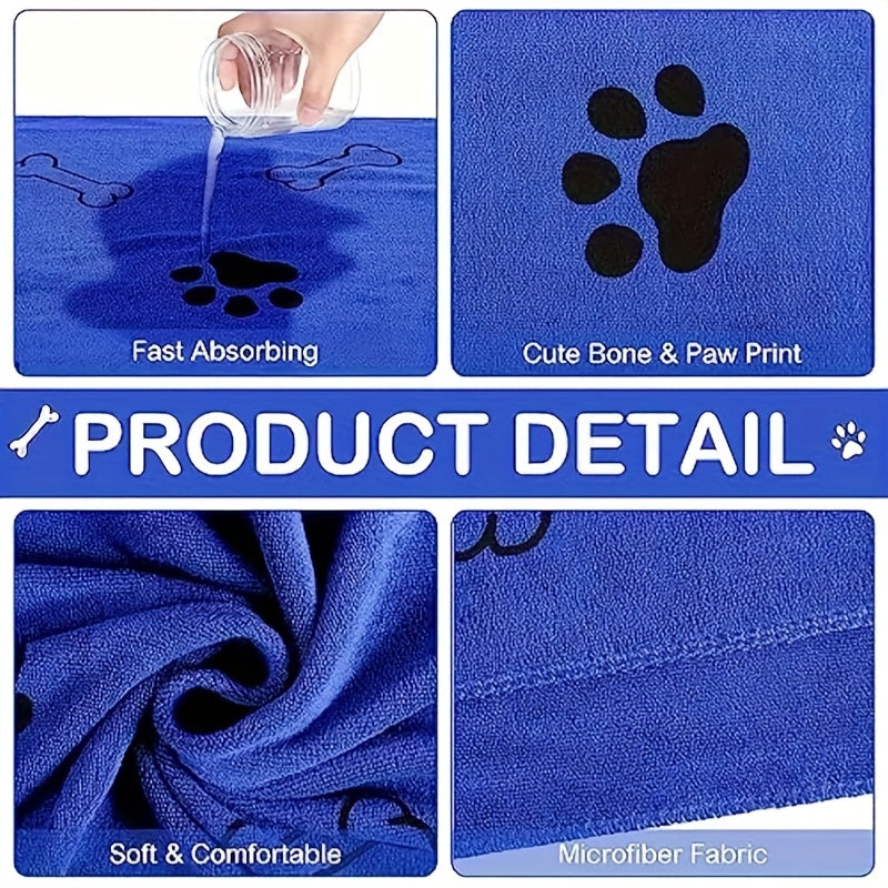 Fast drying Pet Bath Towel