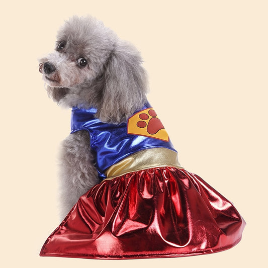 Sparkle In Style: Superhero Cosplay Pet Apparel