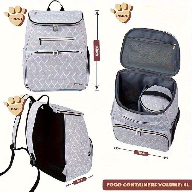BAGLHER Dog Travel Bag Backpack