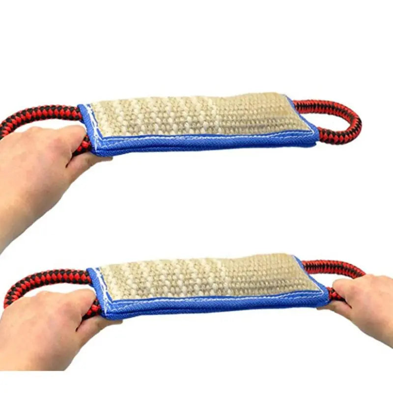 Dog teether Dog chewing toy Dog Bite Pillow Jute Bite Chewing Fetch  Puppy Training Interactive Play Dog Tooth Chewing Supplies