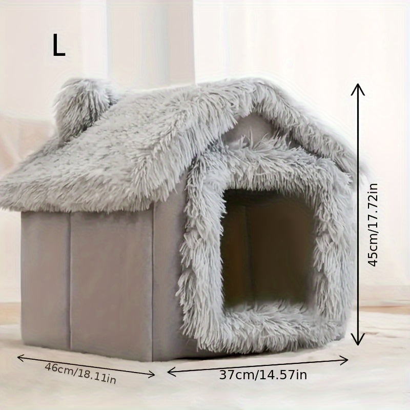 1pc Cozy Pet House Bed