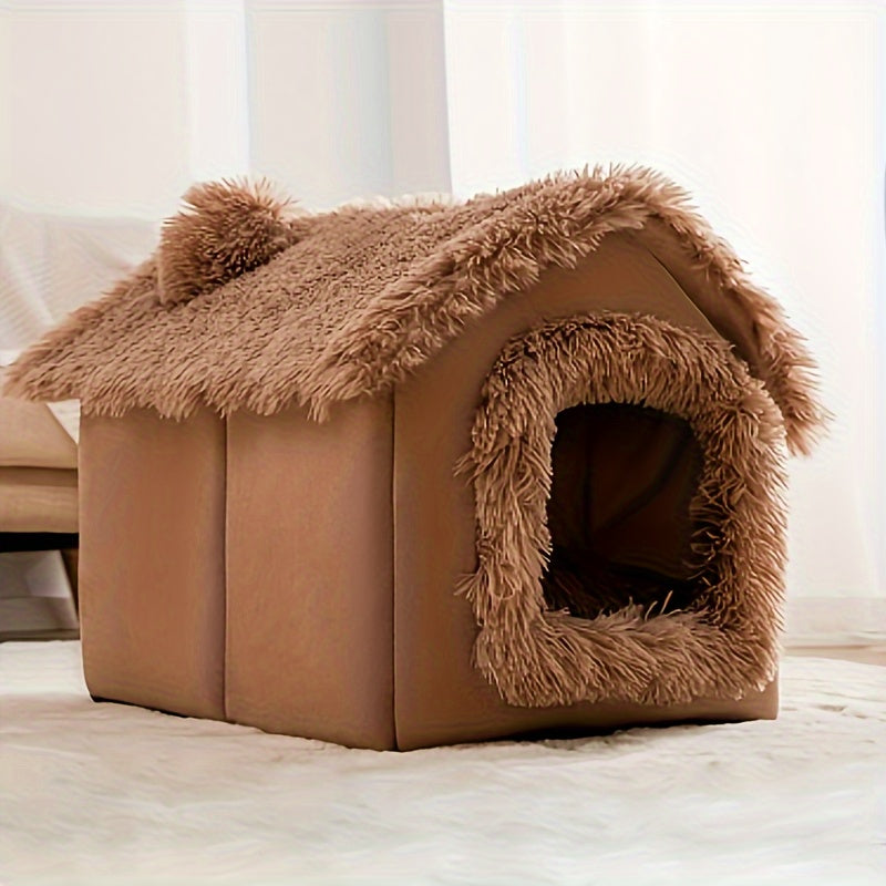 1pc Cozy Pet House Bed