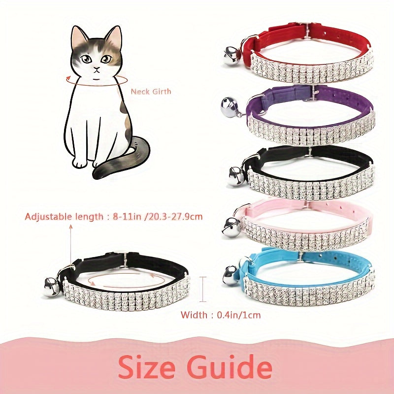 Soft Velvet Cat Collar
