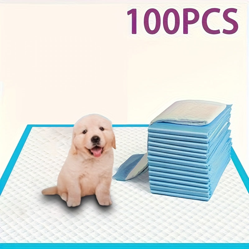 100pcs 12.99inch*17.72inch Disposable Absorbent Dog Training Pads