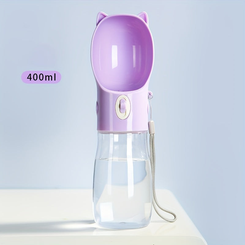[Leakproof] Portable Dog Water Bottle | Leakproof | Pet Drinking Bottle with Bowl | Travel and Outdoor Activities