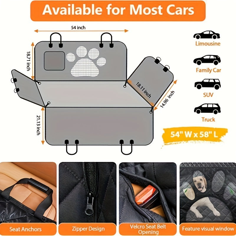 Heavy Duty Pet Dog Seat Cover Hammock