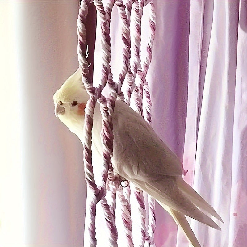 Parrot Climbing Rattan Bird Toy - Chew and Grind Teeth Model,