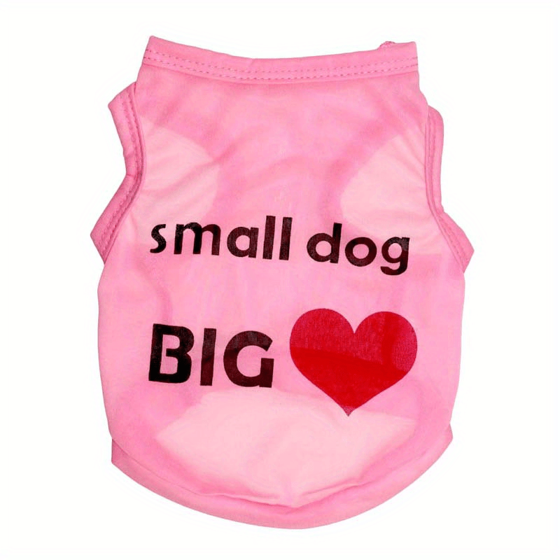 1pc Cute U.S.A Flag Graphic Pet Sleeveless Tee For Dog Summer Clothes
