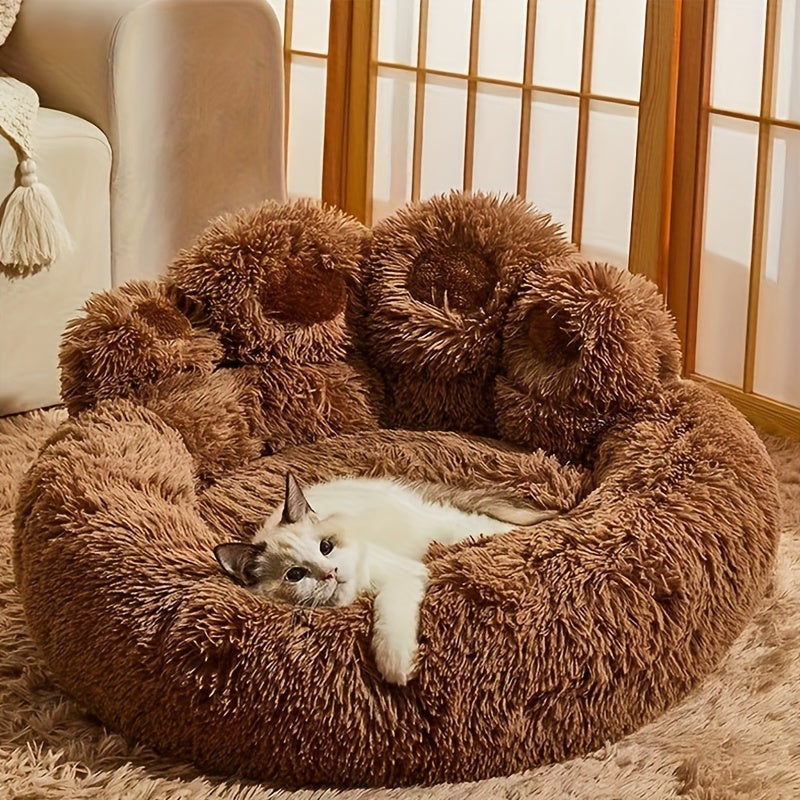 Adorable Bear Paw Dog Bed